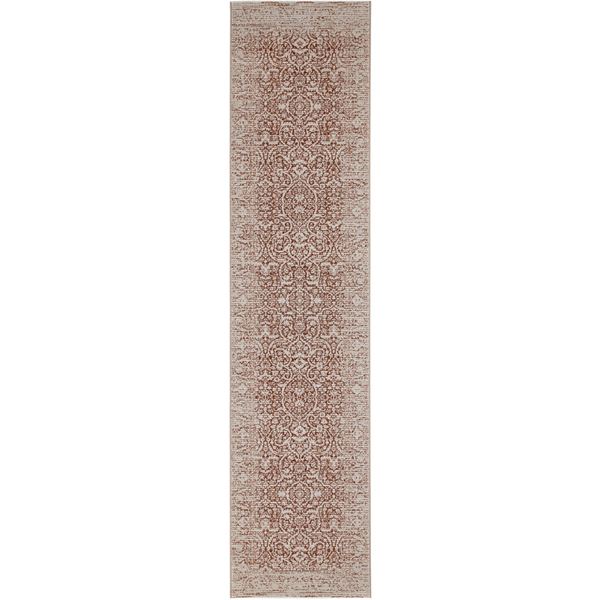 Grandeur Runner - Terracotta Damask